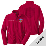 L217 - S141E001 - EMB - Ladies Fleece Jacket with Laser Etch Back